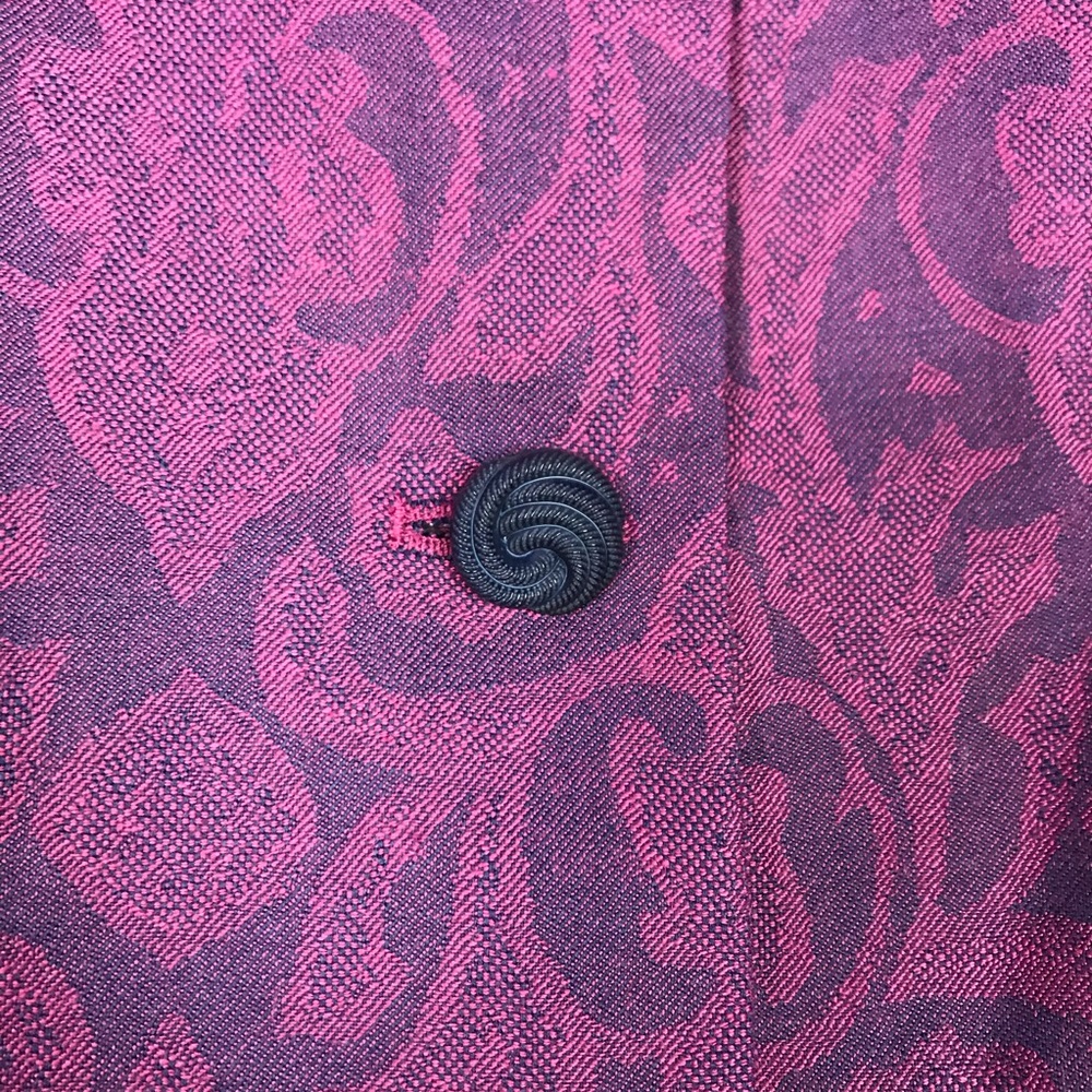 Pendleton Vintage Damask Wool Button Up Blazer 12 - image 4